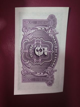 Billete 5 Pesetas España 1935 serie A - SC 