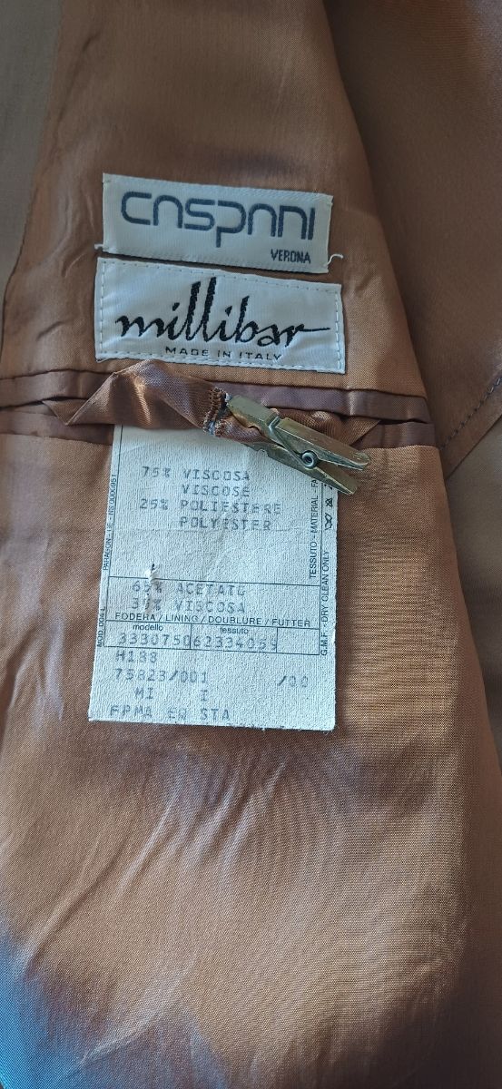 Completo color sabbia uomo