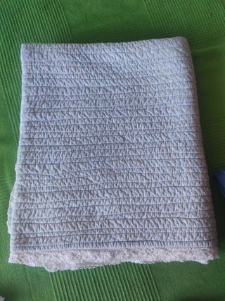 Lote bebé: sabanas, edredón, porta panal