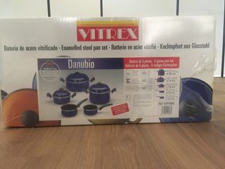 bateria de cocina Vitrex Danubio - 5 piezas