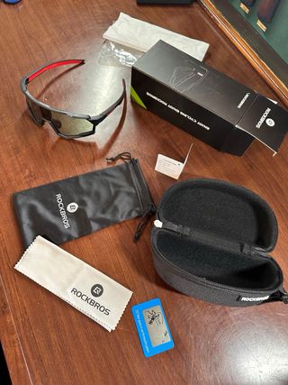 Occhiali da ciclismo intelligenti ROCKBROS per uomo e donna Occhiali da sole sportivi con montatura TR90 con lenti TAC per MTB, bici, corsa, pesca, guida, sport