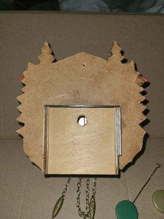 Mini reloj cuco cucut con carrusel 