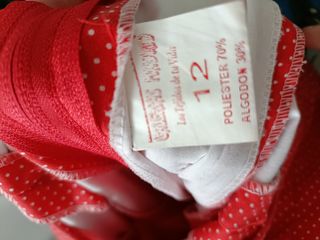 Traje Flamenca niña rojo lunares