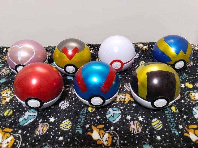 Pokeballs colección - 7 unidades