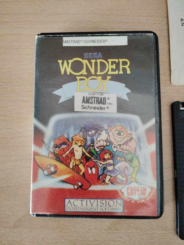 Juego Wonder Boy , Amstrad CPC disquete 