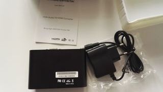 CONVERSOR VGA+AUDIO A HDMI