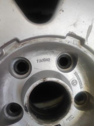 4 Llantas alumini VW Caddy 15" 5x112