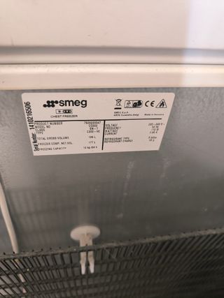 Congelador horizontal Smeg