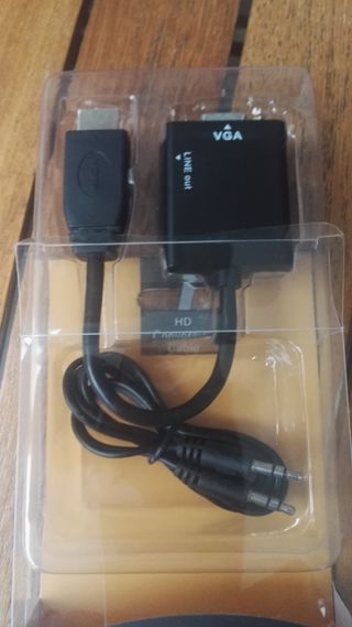 CONVERSOR HDMI A VGA+AUDIO
