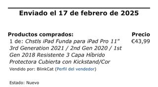 Funda iPad Pro 11" multifunción