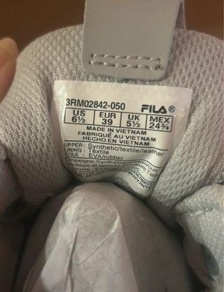 Zapatillas Fila Gris - Nuevas