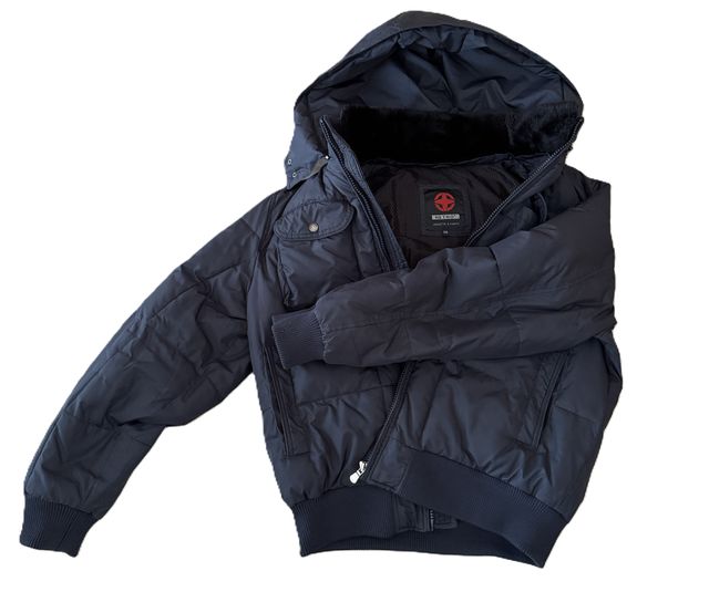 Giubbotto bomber blu