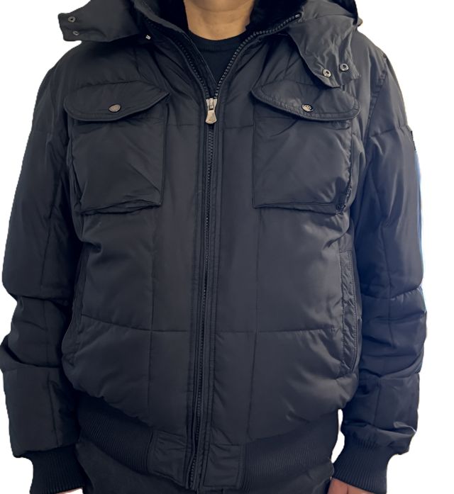 Giubbotto bomber blu