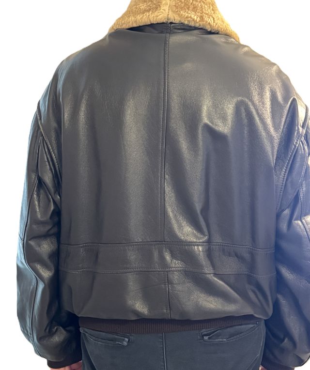 Giubbotto bomber pelle