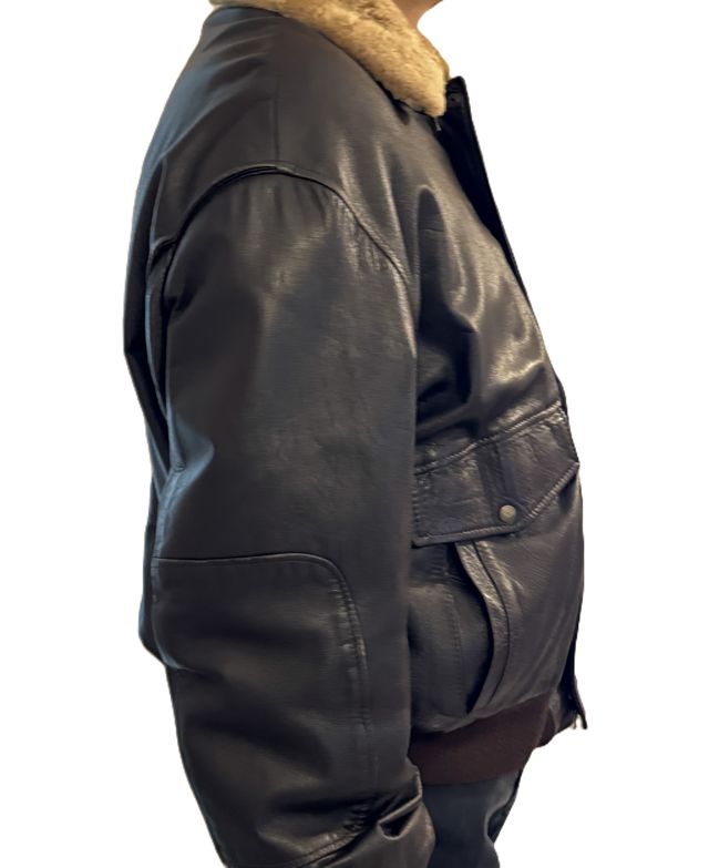 Giubbotto bomber pelle