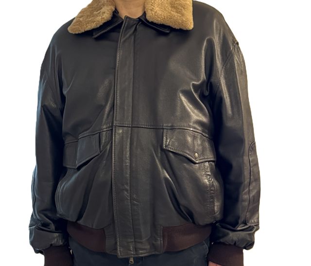 Giubbotto bomber pelle