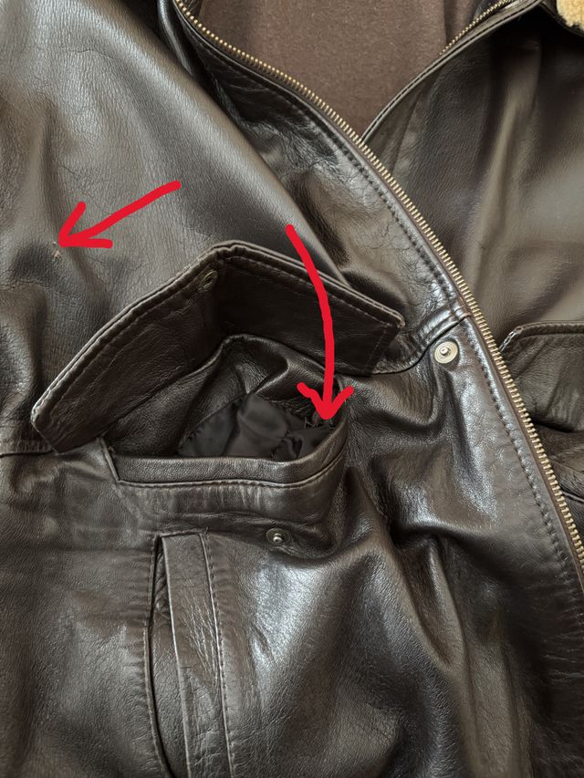 Giubbotto bomber pelle