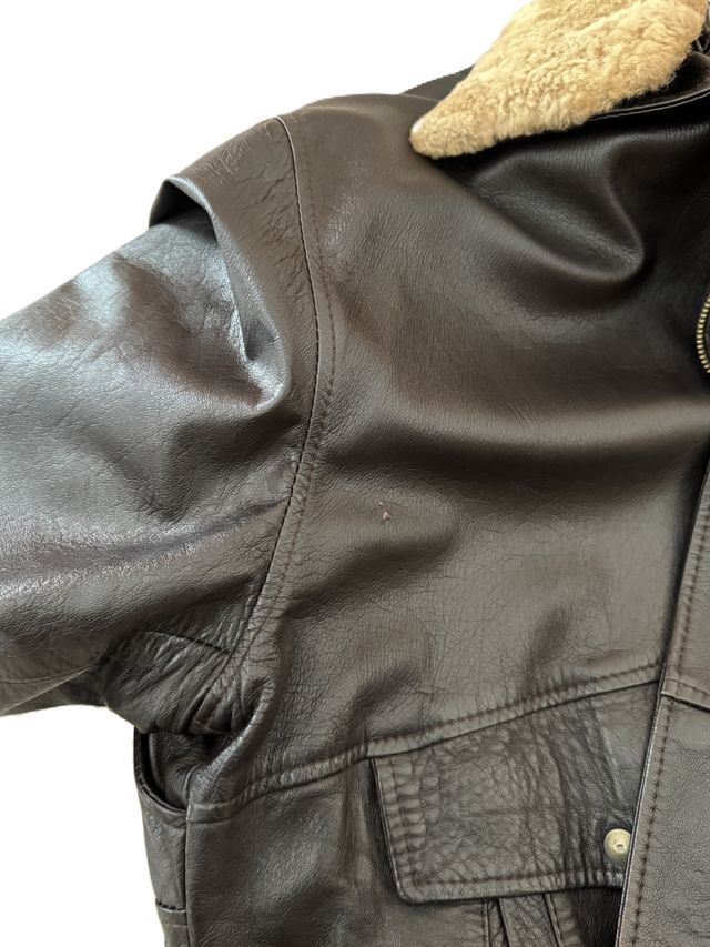 Giubbotto bomber pelle