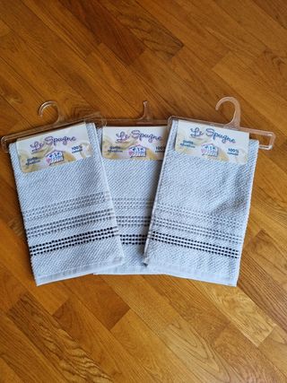 Set di asciugamani per ospite  40x60 grigio chiari