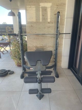 Press banca con seguridad