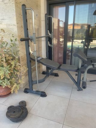 Press banca con seguridad