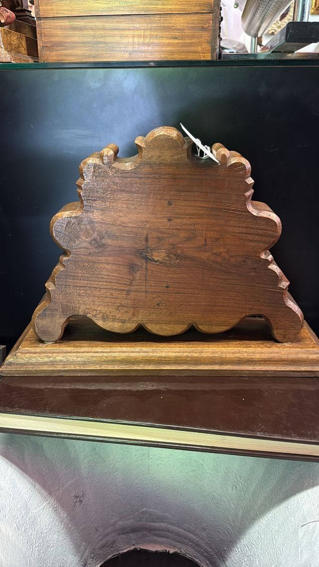 Reloj sobremesa madera estilo rococó