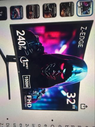 Monitor Z-EDGE 32" Curvo 240Hz
