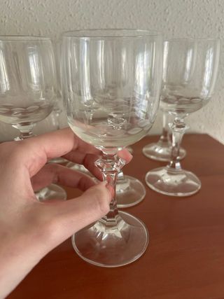 Lote ocho copas vintage grappa