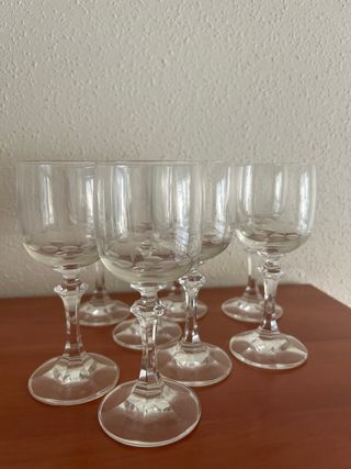 Lote ocho copas vintage grappa