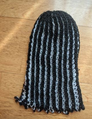 Gorro tejido - Negro y Gris