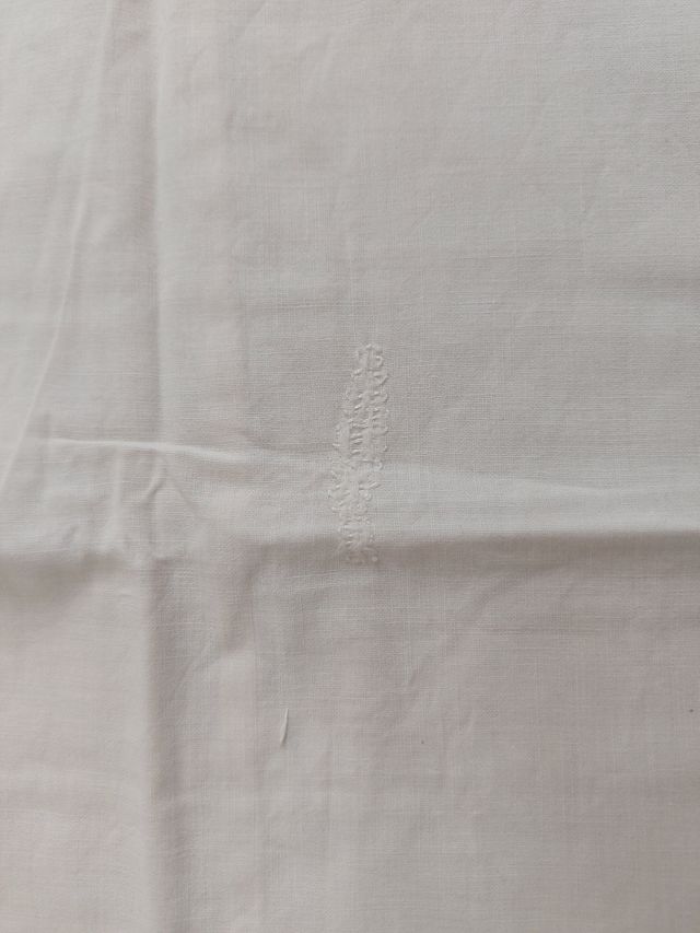 Funda almohada antigu bordada