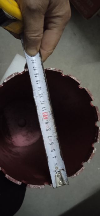 Corona perforadora hormigón 172mm