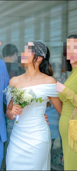 Vestido novia boda civil 