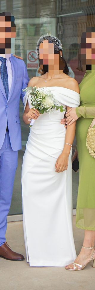Vestido novia boda civil 