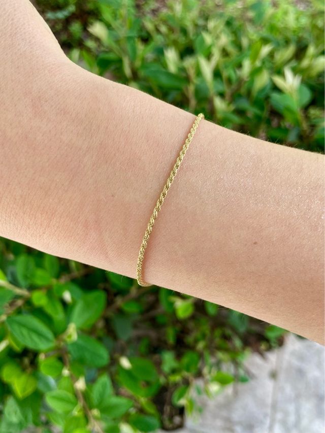 Bracciale oro intrecciato