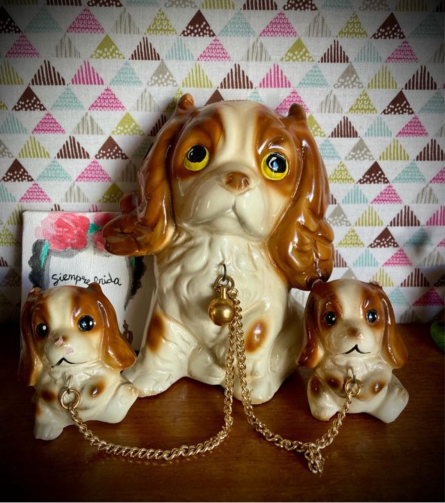 Figura vintage perritos