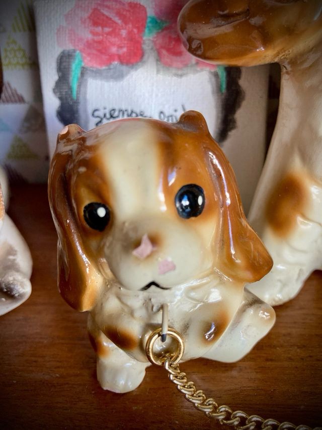 Figura vintage perritos