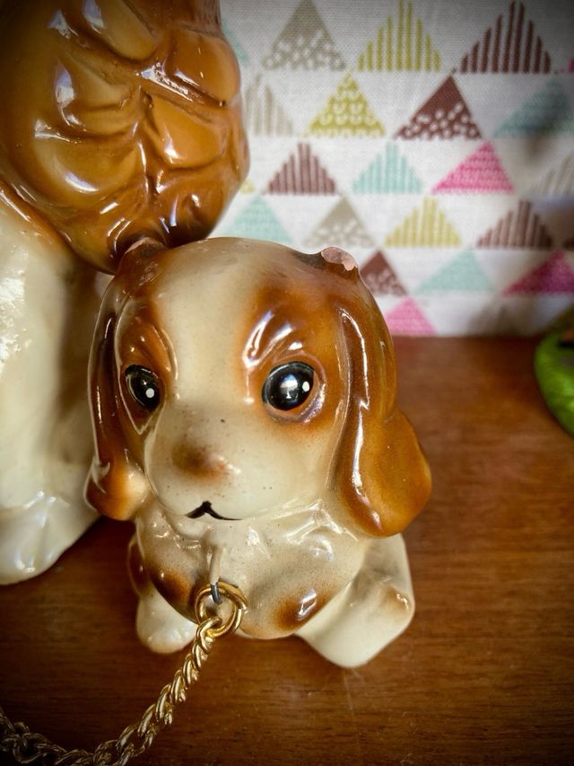 Figura vintage perritos