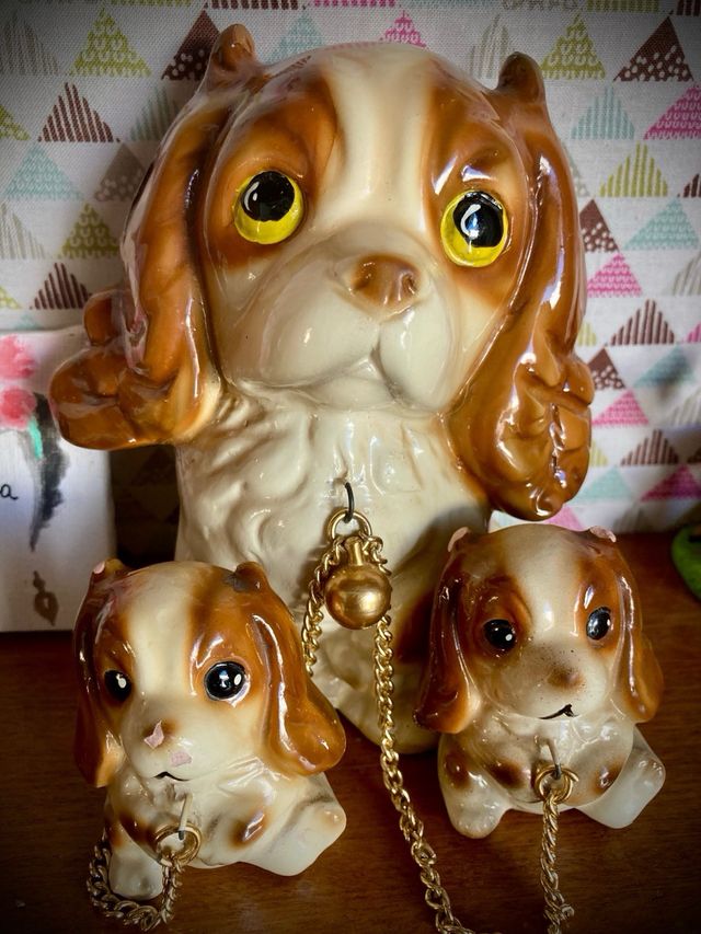 Figura vintage perritos