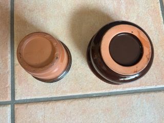 Vasetti in terracotta smaltata 