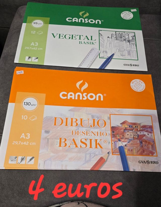 Cuaderno , lienzo 40x50 etc