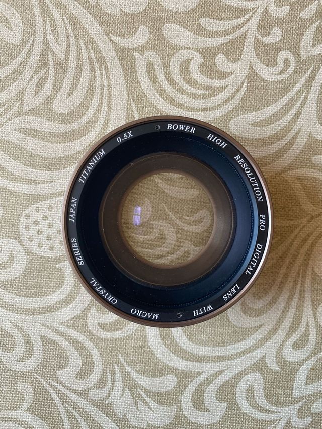 Lente Bower 0.5x alta resolución