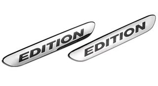 Estilo de coche cromado edición AMG emblema