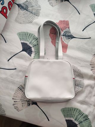 Bolso Converse blanco y gris