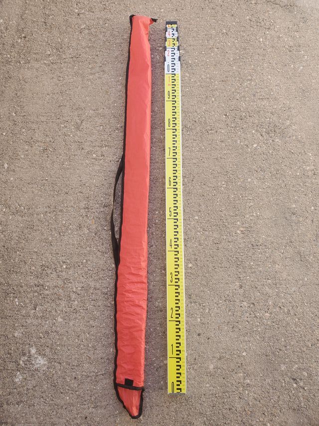 5 m Mira telescópica de aluminio con nivel de burb