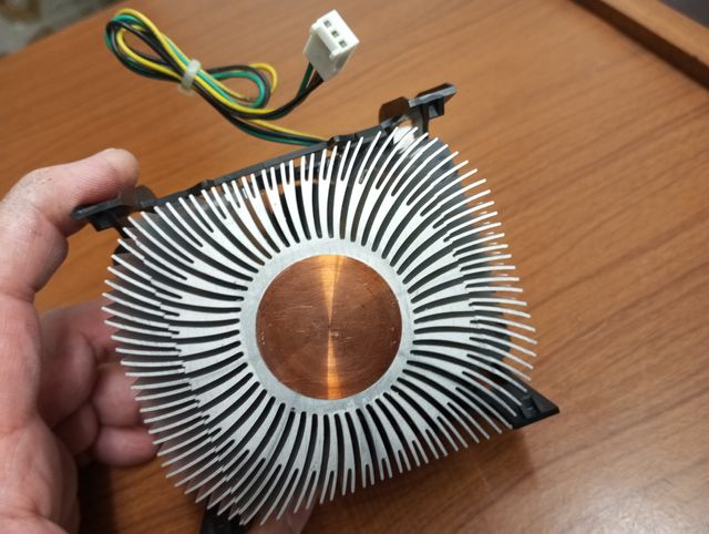 Disipador ventilador Socket 478 Núcleo cobre