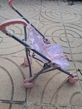 Carrito Muñecas Miyo Rosa