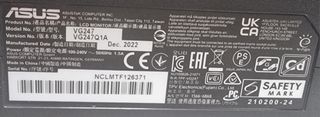 MONITOR ASUS TUF GAMING 27" full HD 165 hz