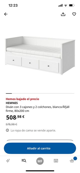 Cama divan hemnes