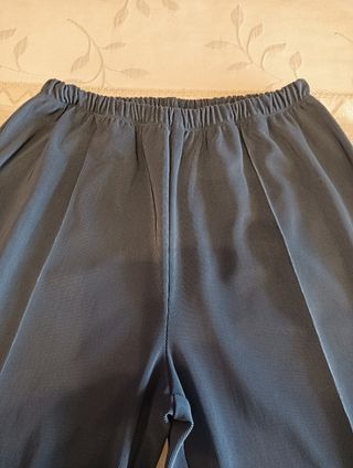 Pantalones mujer talla grande grises